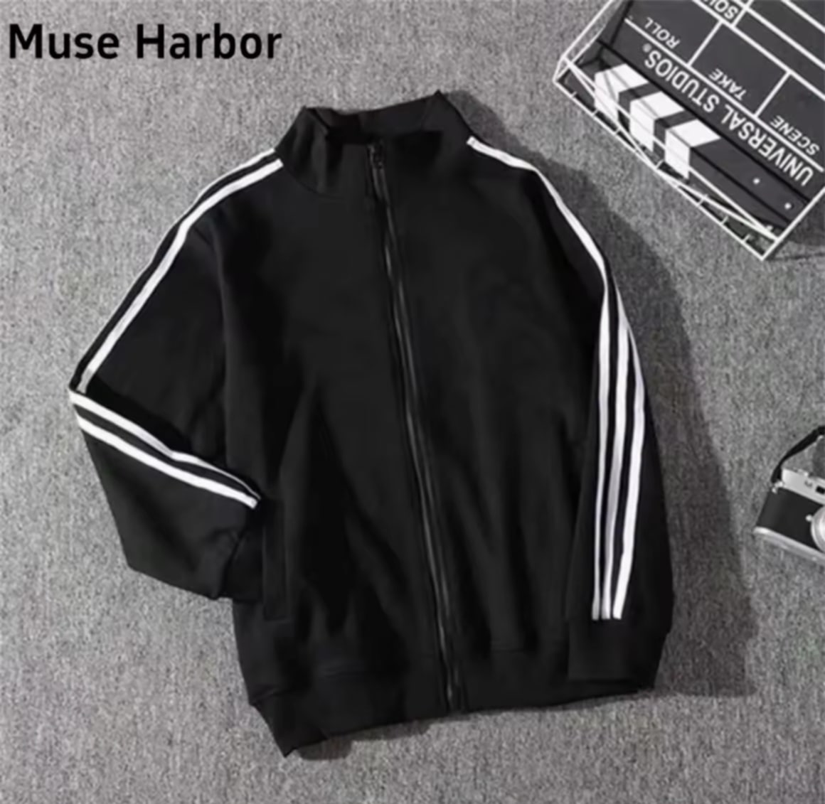 ເສື້ອກັນໜາວຜູ້ຊາຍ Muse Harbor ນ້ໍາໜັກເບົາ ເສື້ອກັນໜາວ ຫຼື ເສື້ອຄຸມ ສຳລັບຜູ້ຊາຍ ແບບຫຼວມ ເປັນຄູ່ໄດ້ ຮູບແບບເສື້ອບາສບໍ ດີໄຊລ໌ໃໝ່   ສຳລັບຜູ້ຊາຍ ແນວ BF.