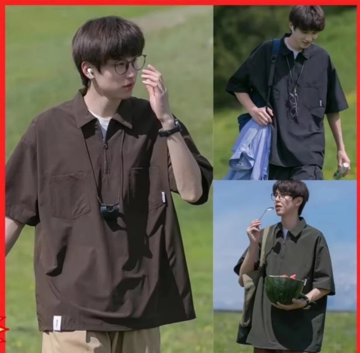 ເສື້ອຜູ້ຊາຍ, ເສື້ອແຂນສັ້ນ, ຜ້ານຸ່ມ , ລະບາຍອາກາດດີ, ດີໄຊນເງົາໆ, ແຟຊັ່ນລະດູຮ້ອນ