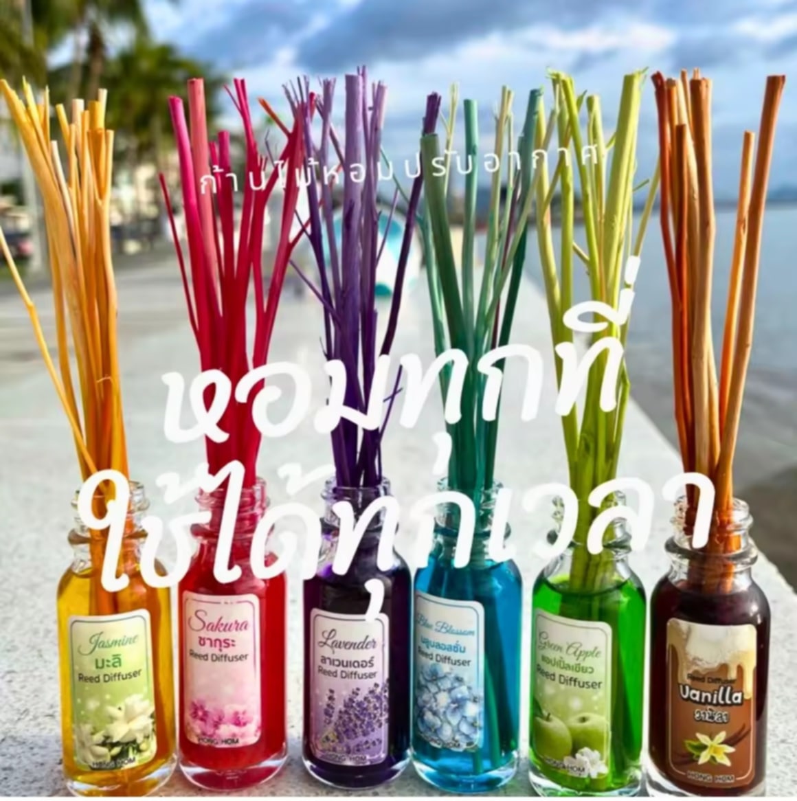 ກ້ານໄມ້ຫອມ, ສະເປປັບອາກາດ 15 ມລ., ກ້ານໄມ້ຫອມປັບອາກາດ, ນ້ຳຫອມອາໂຣມ່າ, ປັບອາກາດ, ນ້ຳມັນຫອມລະເຫີຍ