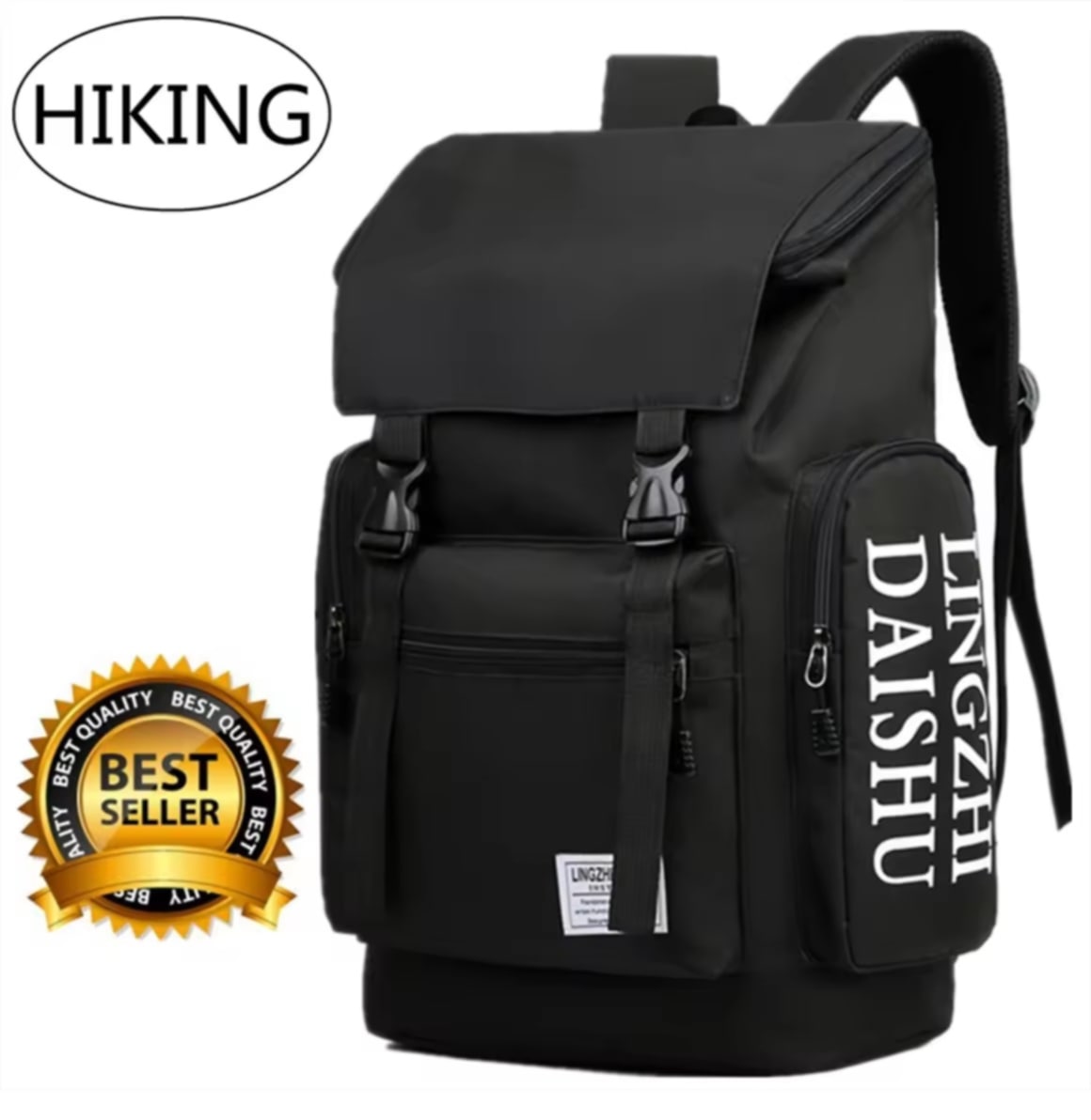 HIKING ກະເປົາເປ້ຜູ້ຊາຍ ຄວາມຈຸສູງ  ກະເປົາເປ້ Backpack ຜູ້ຊາຍ  ກັນນ້ຳ  ແຟຊັ່ນຍອດນິຍົມ  ເໝາະສຳລັບເດີນທາງ / ແບັກແພັກ