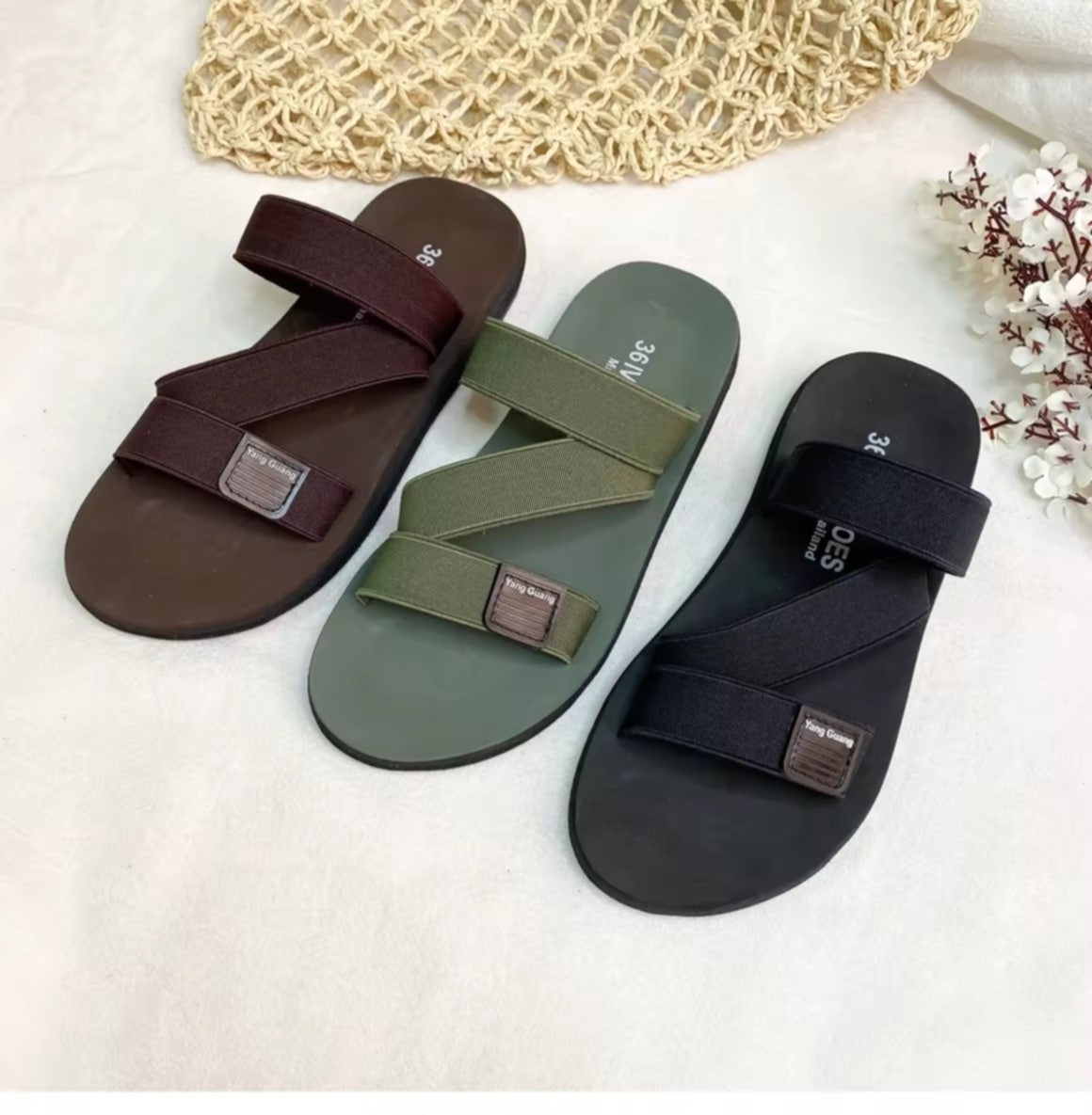 ເກີບແຕະແຟຊັ່ນ ໃສ່ສະບາຍ ພື້ນໂຟມ ສາຍສວມຍາງຍືດ ໃສ່ນຸ່ມສະບາຍຫຼາຍ ຮູບຊົງງາມ ງານຕົງປົກ 100% ເກິີບແຕະ, ເກີບແຕະຜູ້ຍິງ, ເກີບແຕະຜູ້ຊາຍ