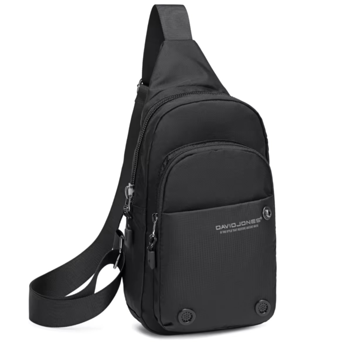 David Jones Paris ກະເປົ໋າຜູ້ຊາຍ ກະເປົ໋າສະພາຍ ກະເປົ໋າສະພາຍໄຫຼ່ ກະເປົ໋າອອบຟິດ ກະເປົ໋າເອກະສານ ກະເປົ໋າຖື ສຳລັບຜູ້ຊາຍ ສີດຳ