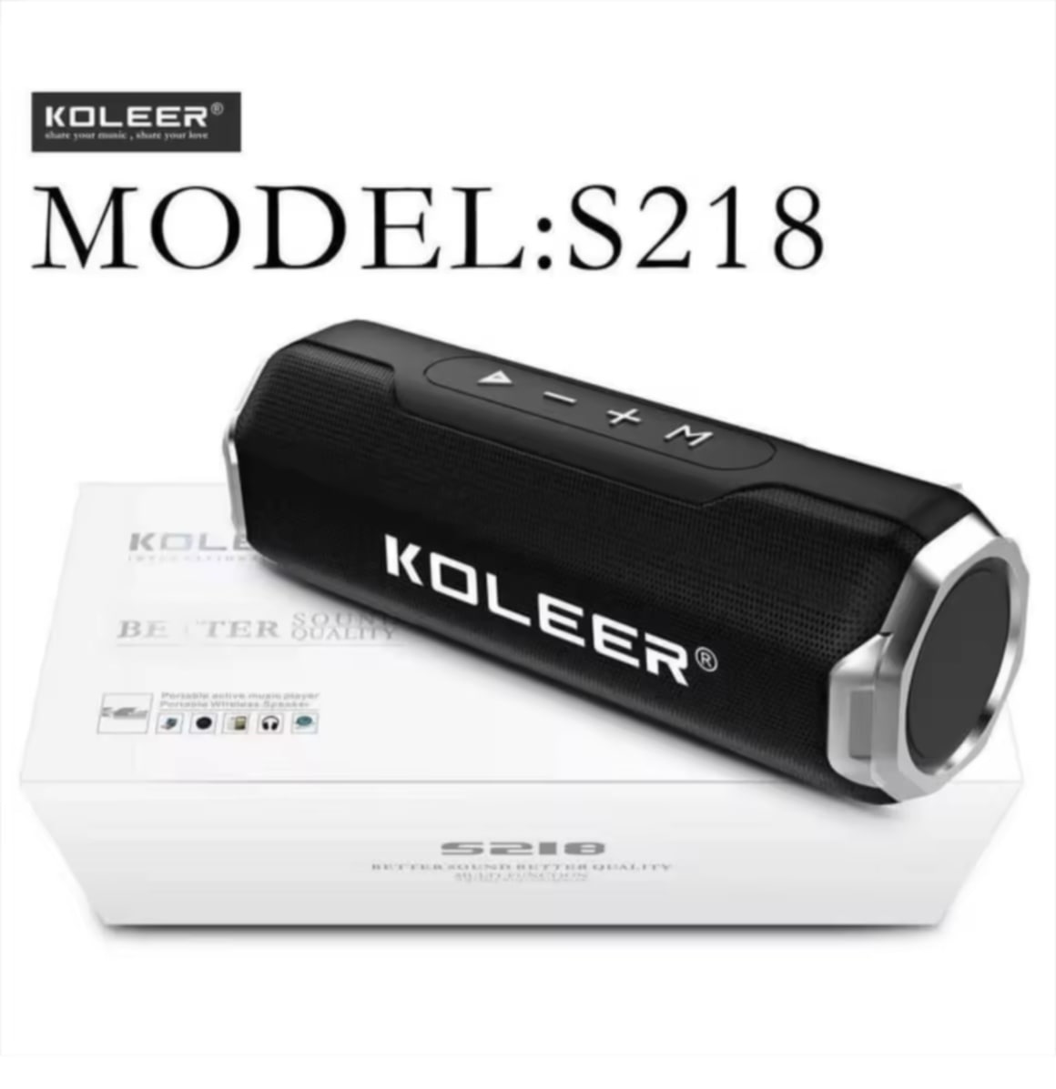 ລຳໂພງ Bluetooth ສຽງດີ ເບສແນ່ນ ແບບພົກພາ 5W ຮອງຮັບ USB / TF Card ສຽງດີ ໃຊ້ງານສະດວກ ແຖມສາຍຊາຣ໌ຈ