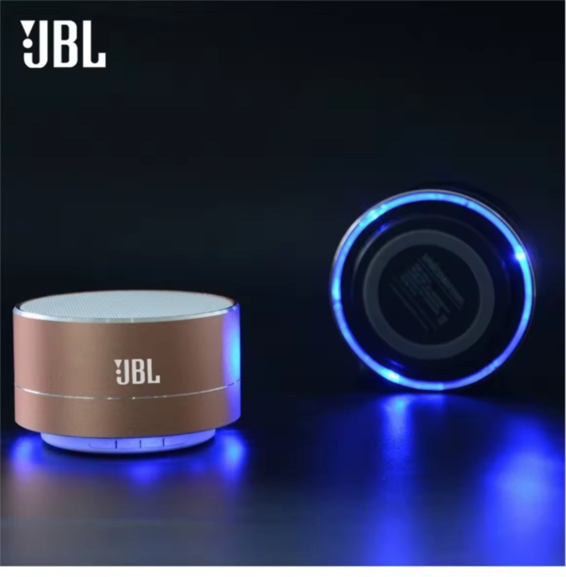 ♥ລຳໂພງບລູທູດໄຮ້ສາຍ ສຳລັບກາງແຈ້ງ ລຳໂພງຊັບວູຟເຟີ ແບບພົກພາ ຂະໜາດນ້ອຍ ຜະລິດຈາກອາລູມິນຽມອັລລອຍ ໃຫ້ສຽງເພງຄົມຊັດ ຮອງຮັບວິທະຍຸ Bluetooth ເວີຊັນ 5.0