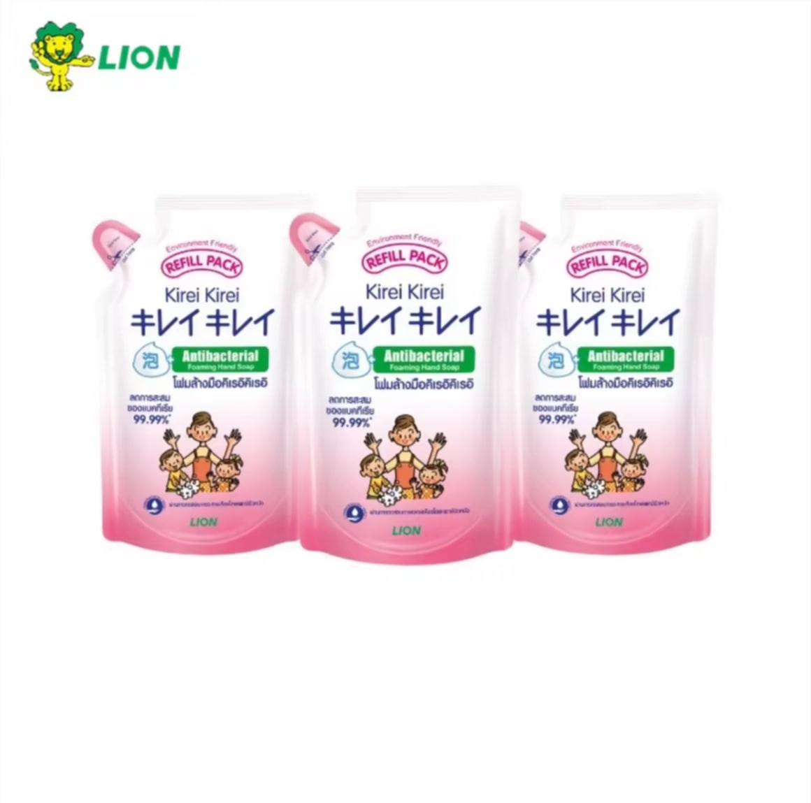New Kirei Kirei ໂຟມລ້າງມື ຄິເຣອິ ຄິເຣອິ 200 ມລ (3 ຖົງ)