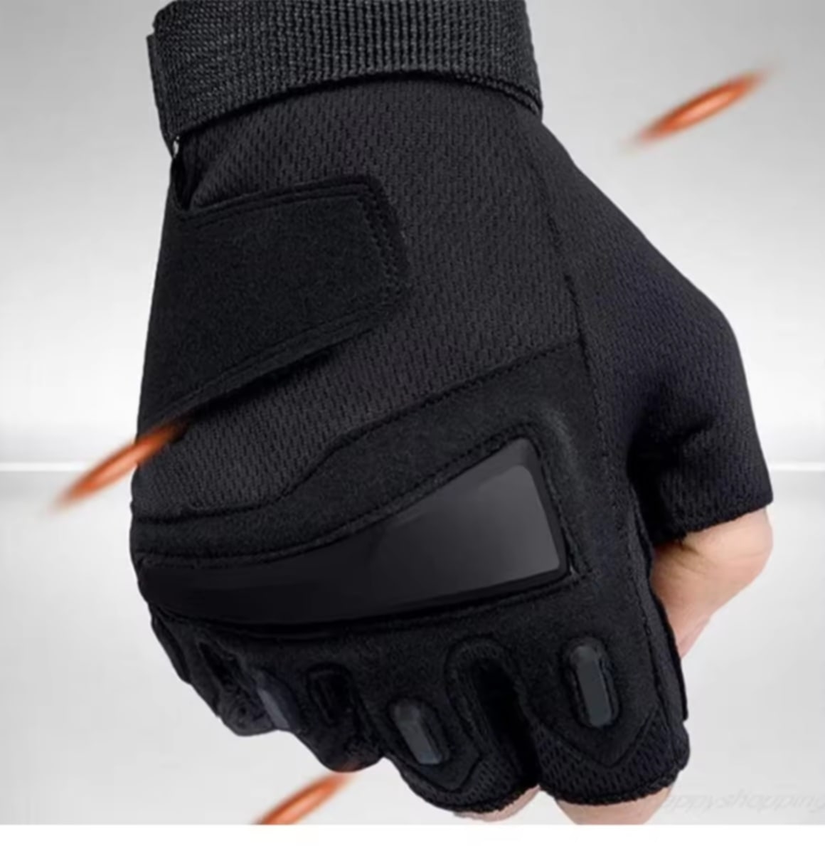 ຖົງມືຍຸດທະວິທີ (ແບບເປີດນິ້ວ) ຖົງມືຟິດເນສ / ຖົງມືທະຫານ ຖົງມືແບບເປີດນິ້ວ ແບບເຕັມຝາມື ຖົງມືຂີ່ລົດຈັກ (ມໍເຕີໄຊ) ຂະໜາດວັດຕາມ ຮອບວົງຝາມື