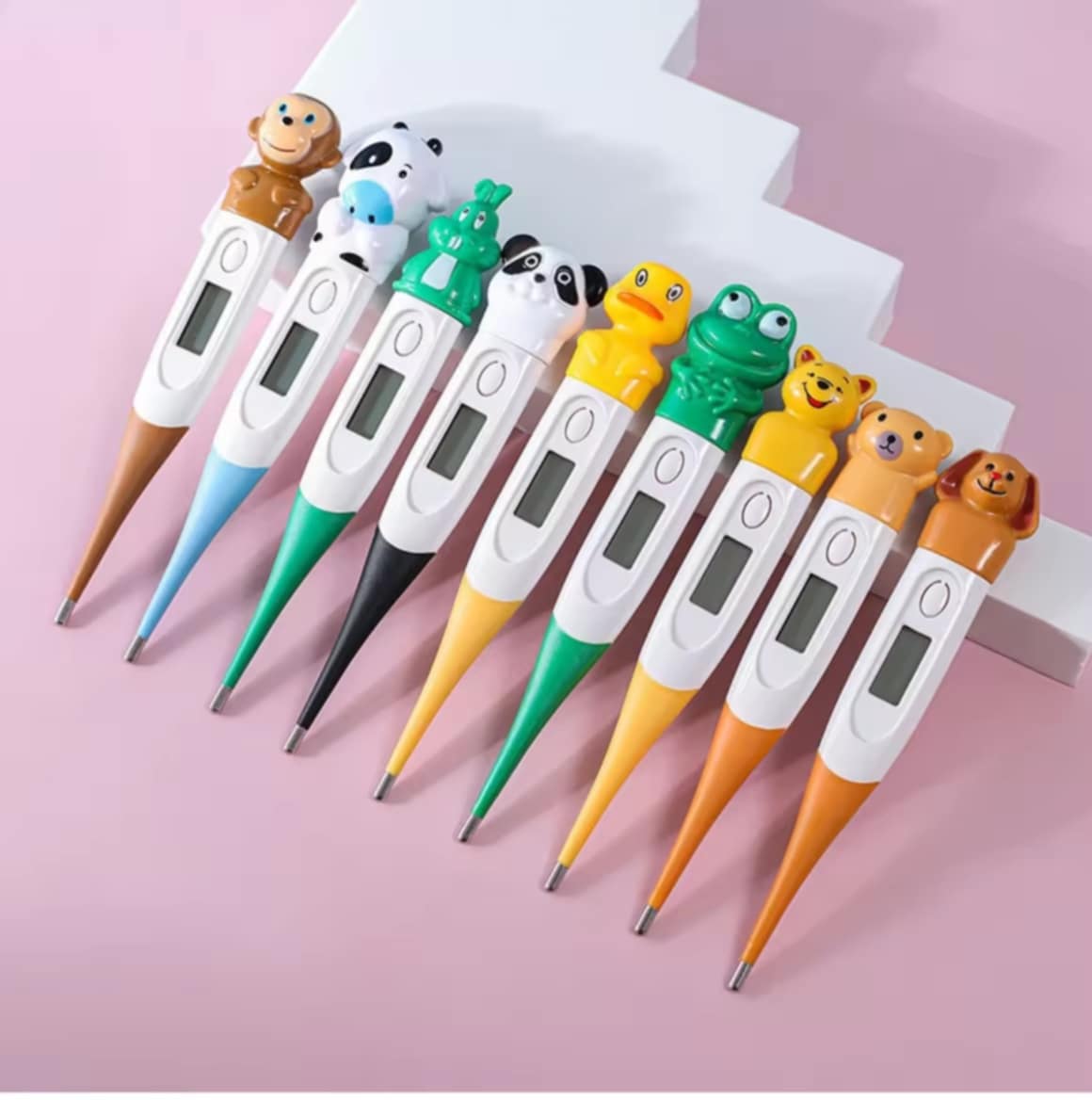 ປະຫຼອດວັດໄຂ້ດິຈິຕອນ ພ້ອມຖ່ານ (Digital LCD Thermometer) GA124