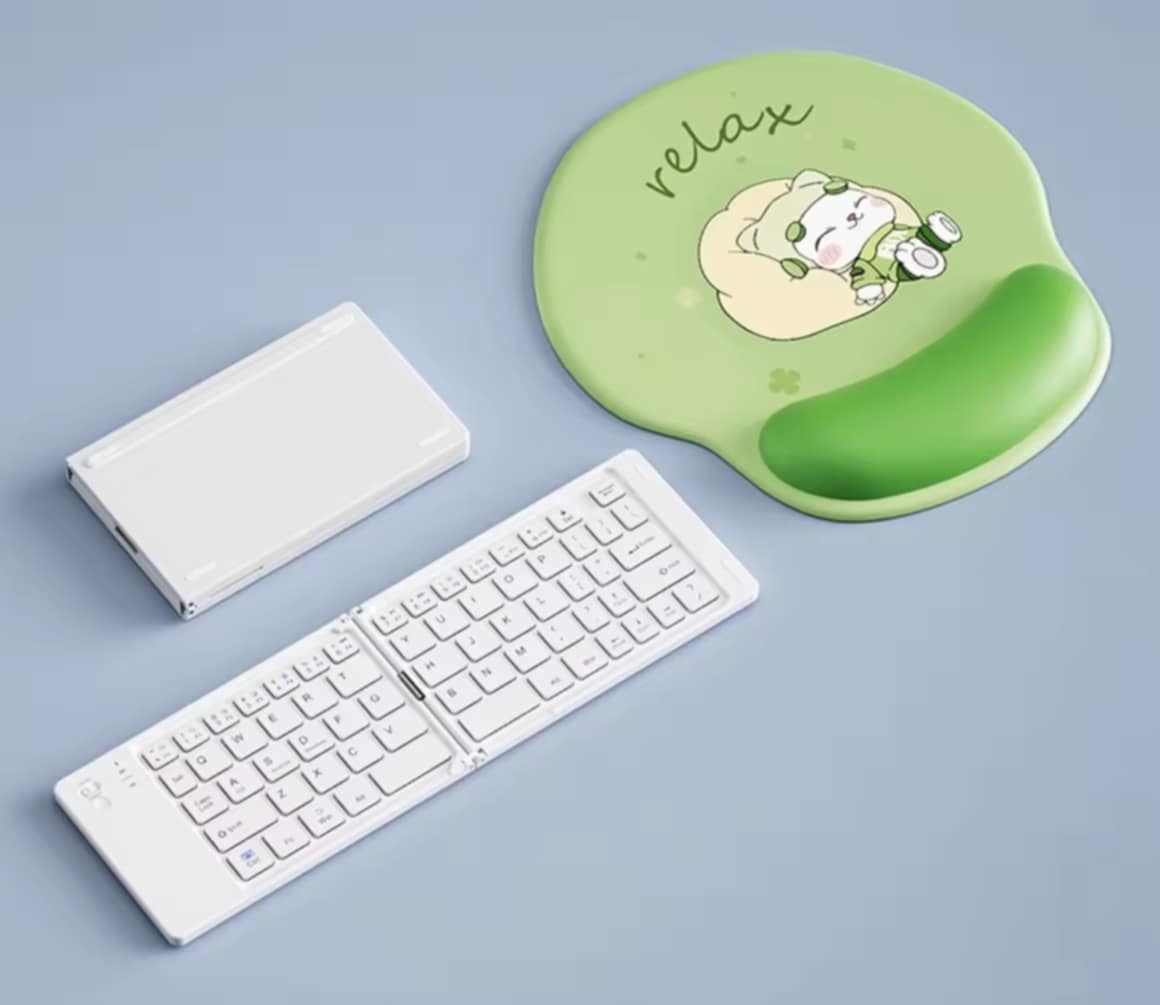 B．O．W | ແປ້ນພິມພັບໄດ້ ໄຮ້ສາຍ Bluetooth ແບບພົກພາ