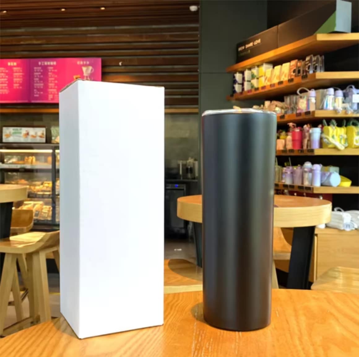 🧊ແກ້ວເກັບອຸນຫະພູມສີພາສເທວ ແກ້ວພ້ອມຝາສະໄລ ແຖມຫຼອດດູດຟຣີ ແກ້ວສະແຕນເລດໄຮ້ຮອຍຕໍ່ ບໍ່ມີໄອນ້ຳເກາະ ແກ້ວຊົງກະບອກ ແກ້ວຊົງສູງ