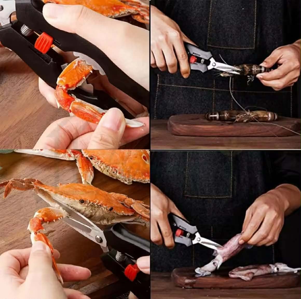 HOMEBERG | ແນວແກະປູ ແນວແກະກຸ້ງ ອຸປະກອນແກະກຸ້ງ ອຸປະກອນຊ່ວຍໜີບປູ ແລະ ແກະຫອຍ ຜະລິດຈາກສແຕນເນລສ