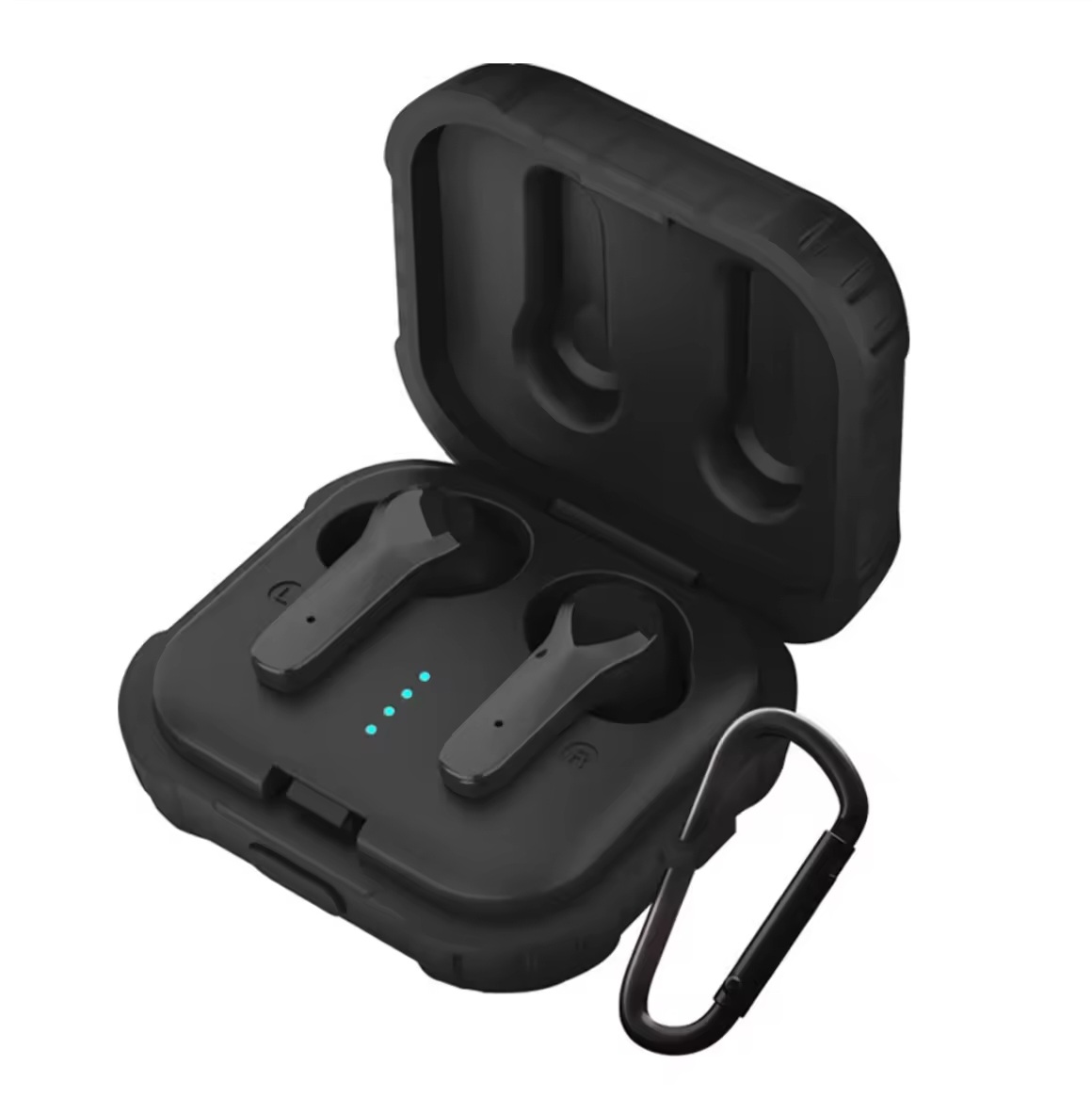 ຫູຟັງ KINGSTAR ຂອງແທ້ ຫູຟັງໄຮ້ສາຍ Bluetooth ກັນນ້ຳ, ເບດແນ່ນ, ເຄສສາມາດໃຊ້ເປັນ Powerbank ໄດ້, ຮຸ່ນ Bass Pro Max / Base Pro Max, ຫູຟັງ earbuds, ເໝາະສຳລັບເກມມິ່ງ ແລະ ອອກກຳລັງກາຍ