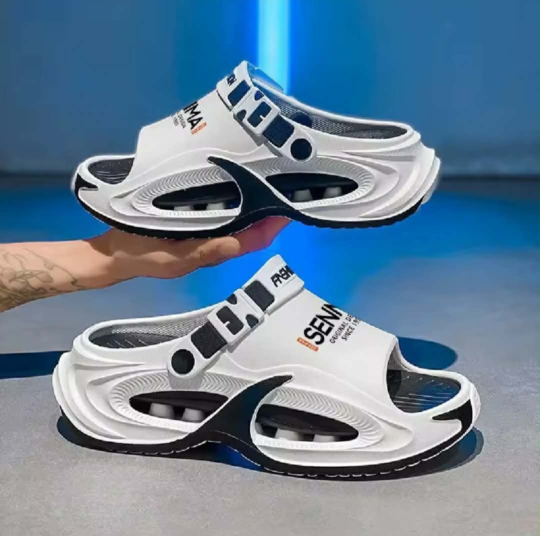 ເກີບຜູ້ຊາຍທີ່ມີຄຸນນະພາບສູງ, ສາມາດໃສ່ໄດ້ສອງວິທີ, ສໍາລັບ຤ດູຮ້ອນ, ທົນຕໍ່ການສຶກຫລໍ, ເໝາະສໍາລັບການຂັບລົດ, ພື້ນຫນາ,ກັນມື່ນ ແລະ ກັນນ້ຳ