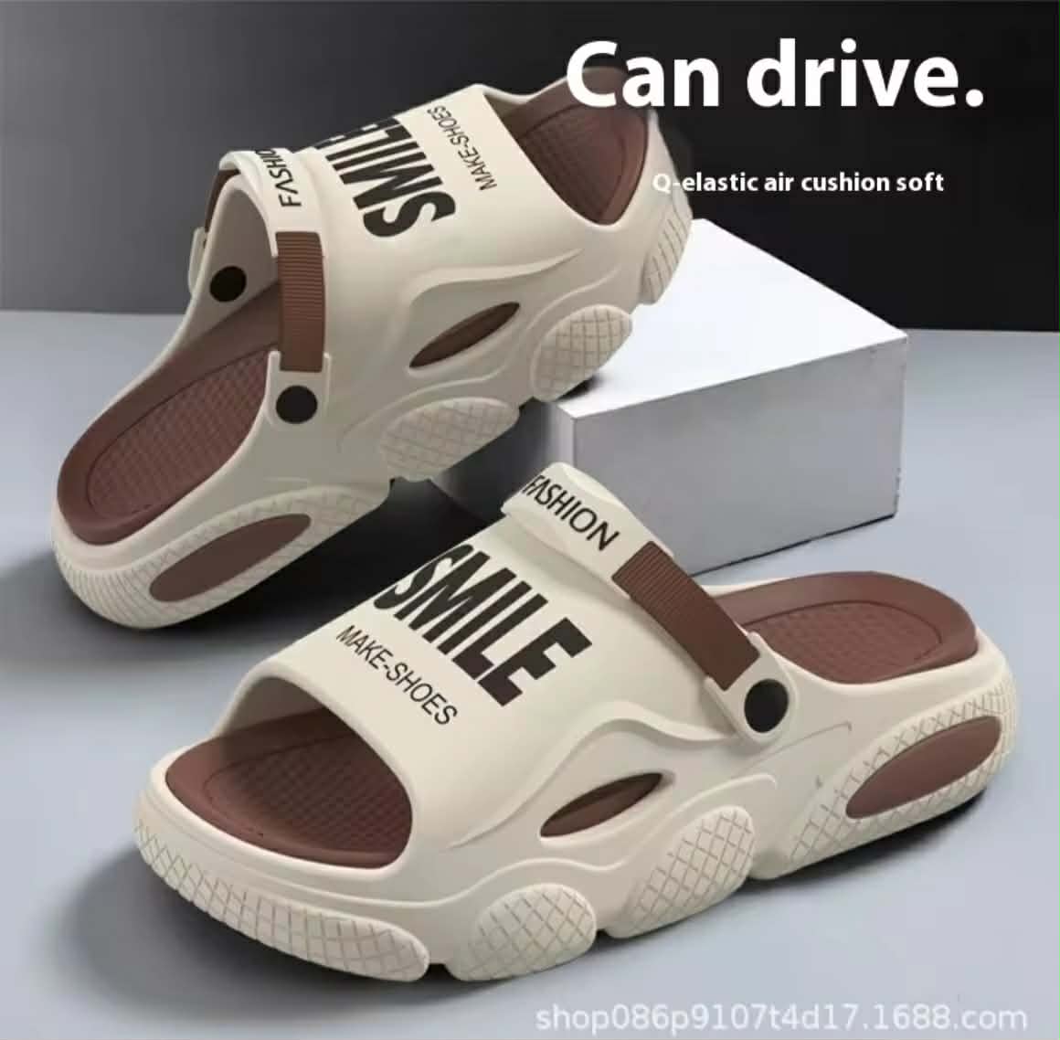 VINTLOOK ເກີບຜູ້ຊາຍ, ເກີບສວມ, ສົ້ນສາມາດປັບໄດ້, ເຮັດຈາກຍາງ PVC, ແບບແຟຊັນລໍາລອງ, ນຸ່ມແລະສະບາຍ