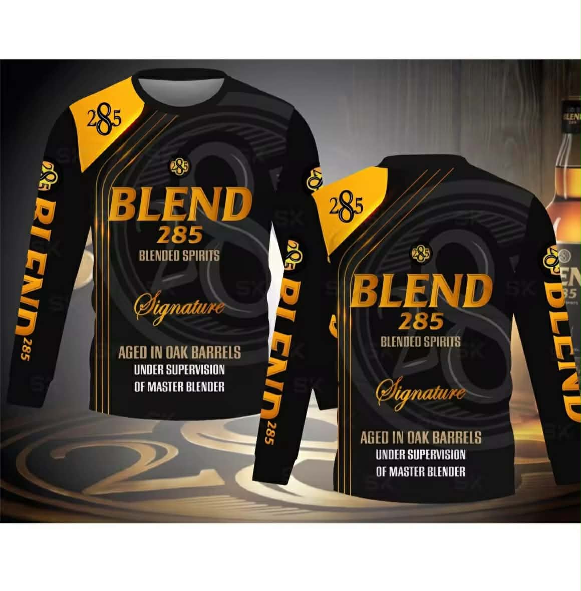 ເສື້ອກິລາລາຍ 285, ແຂນຍາວ, ຜ້າໄມໂຄຣເກຣດພຣີມຽມ