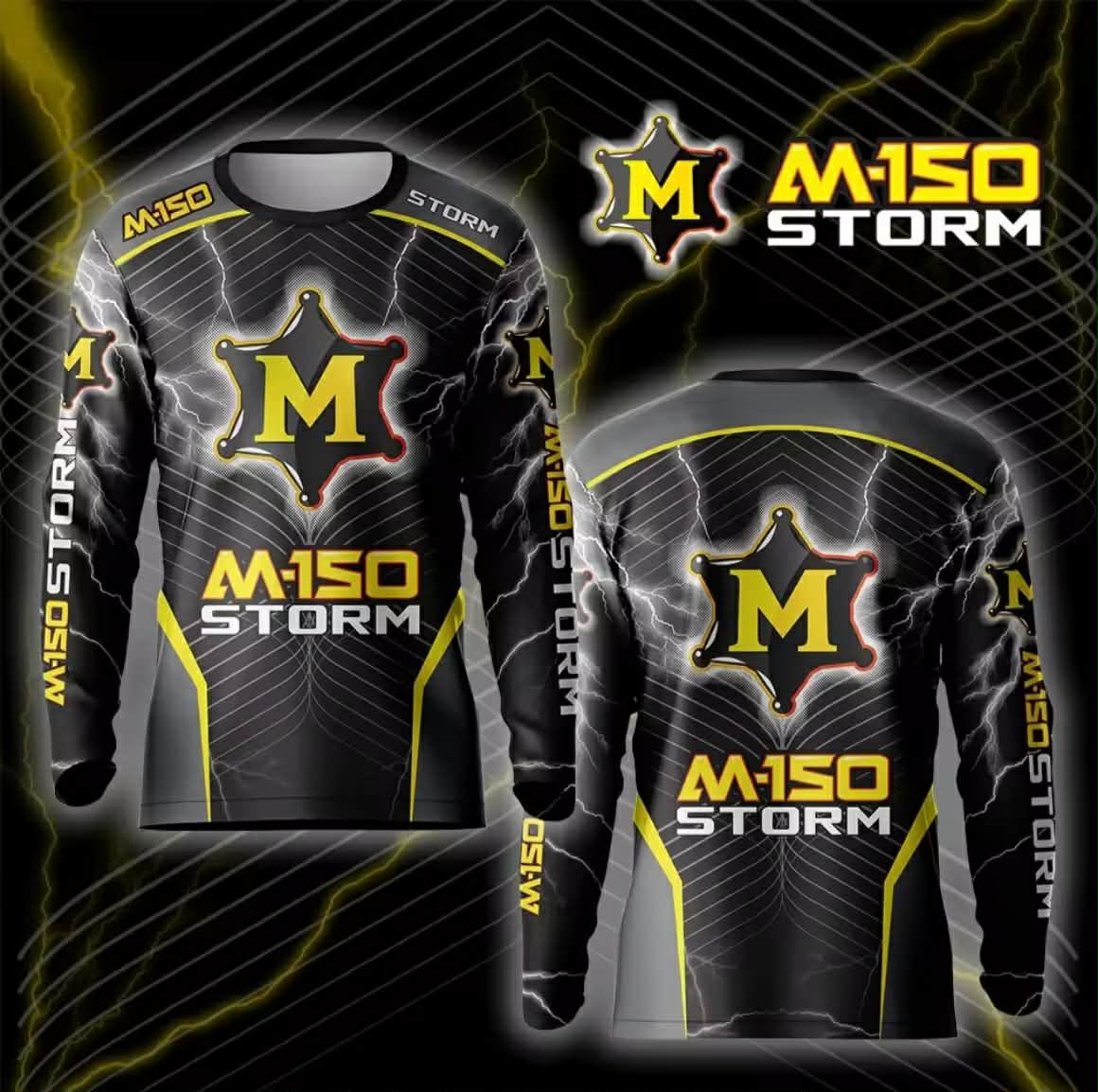 ເສື້ອກິລາ ພິມລາຍ ໄຊສ໌  ແຂນຍາວ ຜ້າໄມໂຄຣເກຣດພຣີມຽມ